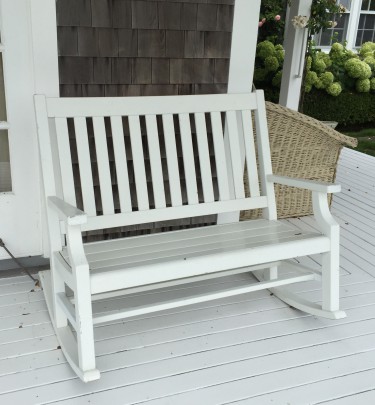 Weatherend Rocker in White Yacht Finish