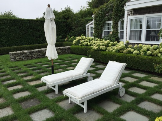 Pair of Weatherend Chaise Lounges in White Yacht Finish