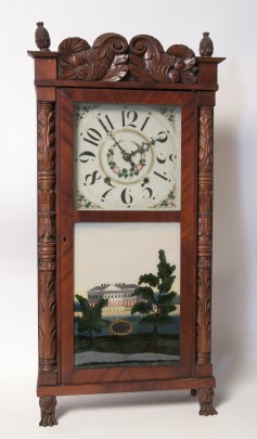 Elisha Hotchkiss 8-day Mantle Clock