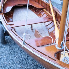 Hand Crafted Mahogany & Oak “Going Ashore Skiff GLIMMER”