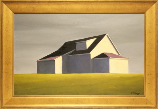 Joan Albaugh Oil on Canvas Board "Shelter in Place"