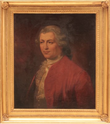 American School "Portrait of an Elegant Young Man" Oil on Canvas