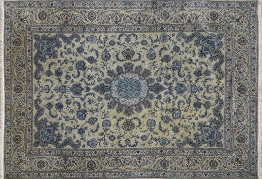 Vintage Hand Woven Tabriz Carpet
