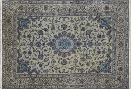 Vintage Hand Woven Tabriz Carpet