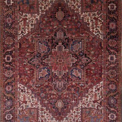 Semi-Antique Hand Woven Heriz Carpet