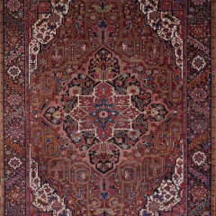 Semi-Antique Hand Woven Heriz Carpet