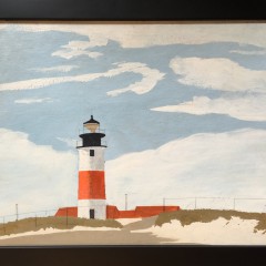 John Austin Tempera on Board "Sankaty Light"