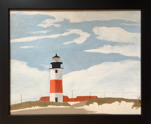 John Austin Tempera on Board "Sankaty Light"