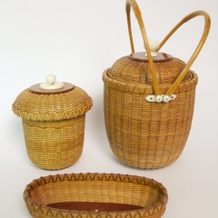 Three Paul Willer Nantucket Baskets