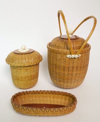 Three Paul Willer Nantucket Baskets