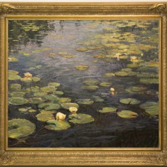 Susan Diehl "Water Lilies" Oil on Canvas