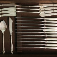 International Royal Danish Sterling Silver Flatware Service