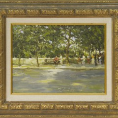 Ramon Kelley Oil on Canvas "Central Park"