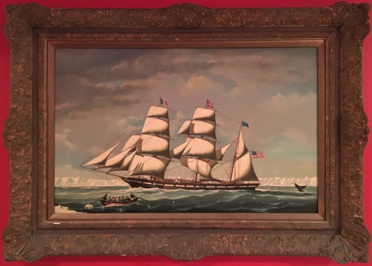 Salvatore Colacicco Oil on Board "Portrait of a Clipper in the Arctic"