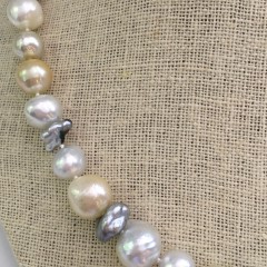 Fine South Sea & Keshi Baroque Pearl Necklace