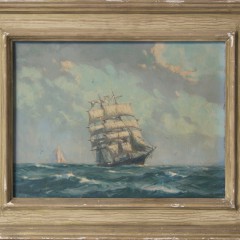 Gordon Grant Oil on Masonite "The North Atlantic"