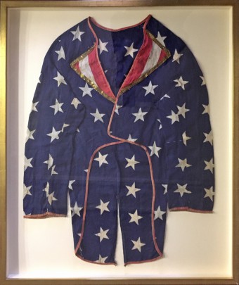 19th Century "4th of July Suit" Shadow Box Framed Child