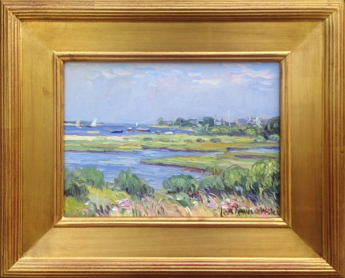 Jan Pawlowski Oil on Canvas "Washington Street Wetlands"