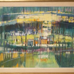 Sybil Goldsmith Oil on Canvas "Abstract Landscape"