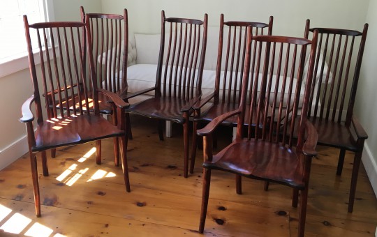 Set of Six Stephen Swift Dining Armchairs