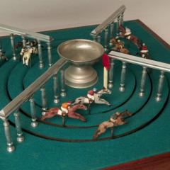 Mechanical “Petits Chevaux” Horse Race Game