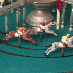 Mechanical “Petits Chevaux” Horse Race Game