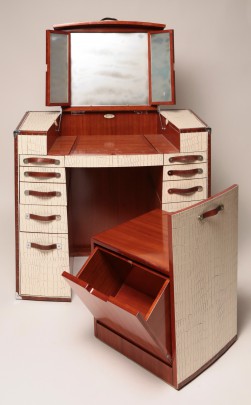 Starbay "Living the Legend" Faux Alligator Art Deco Style Dressing Table