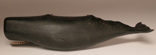 Clark Voorhees Signed Carved and Painted Full Body Sperm Whale