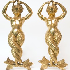 30-4185 Mermaid Andirons