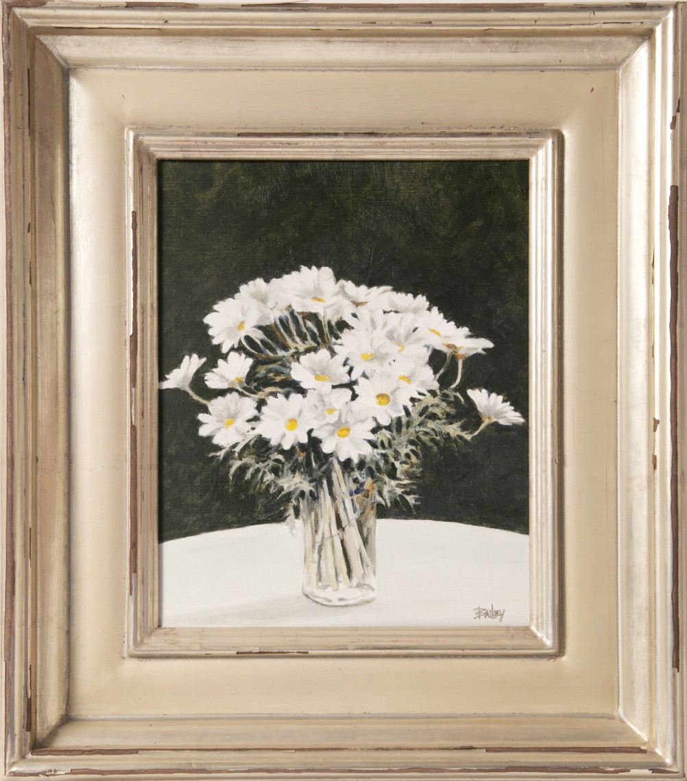 Roy Bailey Roy Bailey Oil on Canvas "Still Life with Daisies