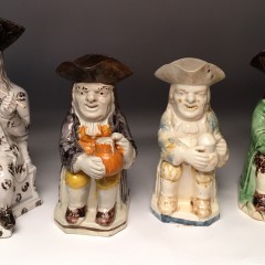 18th Century English Staffordshire Creamware Toby Jug