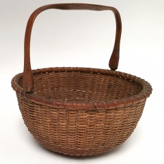 Mitchy Ray Round Swing Handle Nantucket Basket