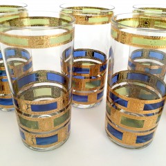 Set of Ten 1960s  Culver “Empress” Highball Glasses