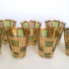 Set of Eight 1960s Vintage Culver LTD "Prado" Double Old Fashions