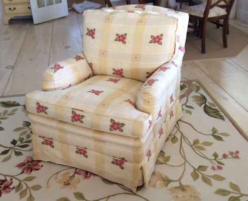 Pair of Brunschwig and Fils Floral Upholstered Club Chairs