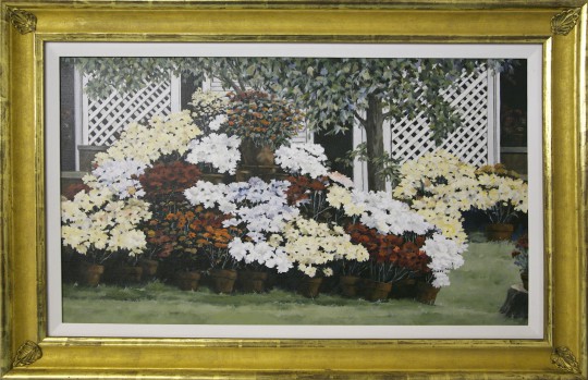 Roy Bailey Oil on Canvas "Flowers"