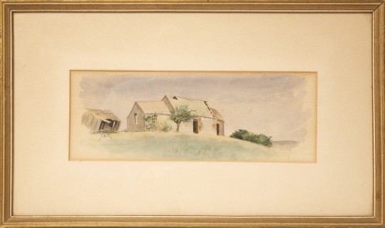 Jane Brewster Reid Watercolor To Gale Shack