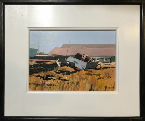 John Austin Tempera on Board "Nantucket Boatyard"