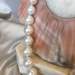 Fine White South Sea Pearl Necklace