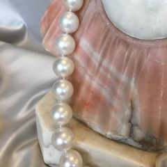 Fine White South Sea Pearl Necklace