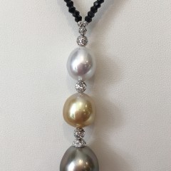 10mm – 13.5 mm South Sea Pearl Drop Necklace