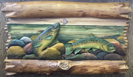 Folk Art Fish Carving 1