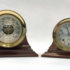 1-4338 Chelsea Ships Bell Clock & Barometer_4537