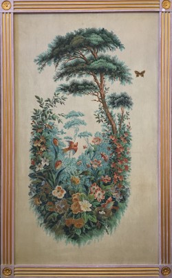 Pair of Framed French Botanical Pull Shades
