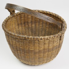 Round Open Swing Handle Nantucket Lightship Basket