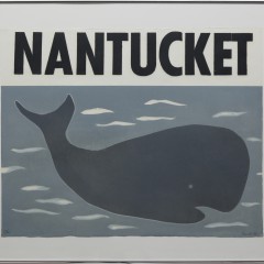 Richard Kemble Woodcut “Nantucket Whale”