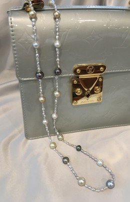 8.5mm – 10mm South Sea and Keshi Multi-Color Pearl Necklace