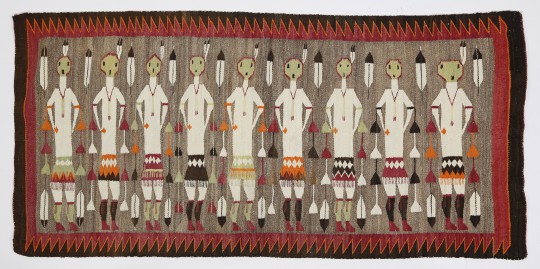 Vintage Navajo Yei Rug