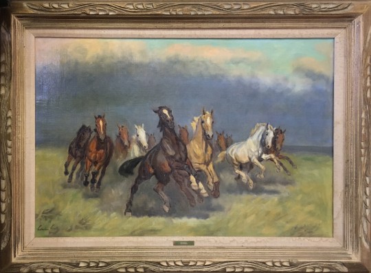 Kinnell Oil on Canvas “Wild Horses”