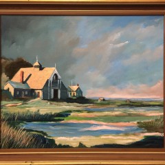 William Pettit Oil on Canvas “The Life Saving Museum”